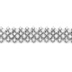 Collar Semirrígido de oro blanco de 18 Kt con diamantes de 12,50 a 22,85 ct