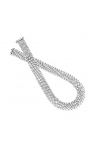 Collar Semirrígido de oro blanco de 18 Kt con diamantes de 19,50 a 28,30 ct