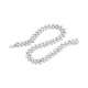 Pulsera Cashmere de oro blanco de 18 Kt con diamantes de 2,25 a 3,50 ct