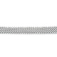 Pulsera Cashmere de oro blanco de 18 Kt con diamantes de 6,50 a 9,10 ct