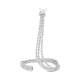 Pulsera Rivière de oro blanco de 18 Kt con diamantes de 2,00 ct