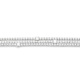 Pulsera Rivière de oro blanco de 18 Kt con diamantes de 2,00 ct