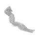 Pulsera Cashmere de oro blanco de 18 Kt con diamantes de 13,85 ct