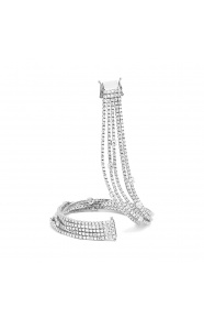 Pulsera Rivière de oro blanco de 18 Kt con diamantes de 15,70 ct