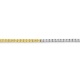 Collar Rivière de oro de 18 Kt con diamantes de 4,30 ct