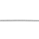 Collar Rivière de oro blanco de 18 Kt con diamantes de 1,30 a 9,50 ct