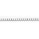 Collar Rivière de oro blanco de 18 Kt con diamantes de 1,30 a 9,50 ct