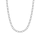 Collar Rivière de oro blanco de 18 Kt con diamantes de 1,30 a 9,50 ct