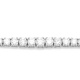 Collar Rivière de oro blanco de 18 Kt con diamantes de 6,00 a 14,20 ct