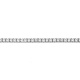 Collar Rivière de oro blanco de 18 Kt con diamantes de 3,50 a 18,00 ct