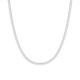 Collar Rivière de oro blanco de 18 Kt con diamantes de 3,50 a 18,00 ct