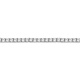 Collar Rivière de oro blanco de 18 Kt con diamantes de 3,50 a 18,00 ct