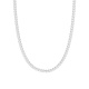 Collar Rivière de oro blanco de 18 Kt con diamantes de 3,50 a 18,00 ct