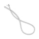Collar Rivière de oro blanco de 18 Kt con diamantes de 3,50 a 18,00 ct