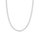 Collar Rivière de oro blanco de 18 Kt con diamantes de 3,50 a 18,00 ct