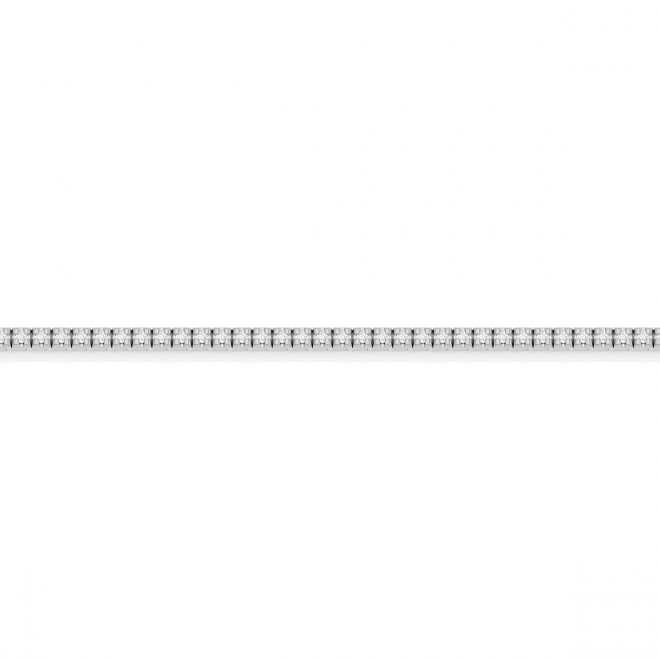 Collar Rivière de oro blanco de 18 Kt con diamantes de 0,90 a 15,00 ct