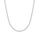 Collar Rivière de oro blanco de 18 Kt con diamantes de 0,90 a 15,00 ct