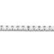 Collar Rivière de oro blanco de 18 Kt con diamantes de 0,90 a 15,00 ct