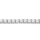 Collar Rivière de oro blanco de 18 Kt con diamantes de 0,90 a 15,00 ct