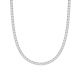 Collar Rivière de oro blanco de 18 Kt con diamantes de 0,90 a 15,00 ct