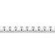 Collar Rivière de oro blanco de 18 Kt con diamantes de 0,90 a 15,00 ct