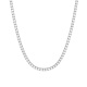 Collar Rivière de oro blanco de 18 Kt con diamantes de 0,90 a 15,00 ct