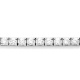 Collar Rivière de oro blanco de 18 Kt con diamantes de 6,00 a 15,50 ct
