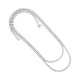 Collar Rivière de oro blanco de 18 Kt con diamantes de 6,00 a 15,50 ct