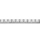 Collar Rivière de oro blanco de 18 Kt con diamantes de 6,00 a 15,50 ct
