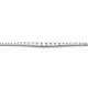 Collar Rivière de oro blanco de 18 Kt con diamantes de 3,00 a 7,10 ct