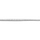 Collar Rivière de oro blanco de 18 Kt con diamantes de 3,00 a 7,10 ct