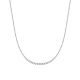 Collar Rivière de oro blanco de 18 Kt con diamantes de 3,00 a 7,10 ct