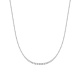 Collar Rivière de oro blanco de 18 Kt con diamantes de 3,00 a 7,10 ct