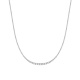 Collar Rivière de oro blanco de 18 Kt con diamantes de 3,00 a 7,10 ct