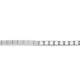 Collar Rivière de oro blanco de 18 Kt con diamantes de 0,75 a 3,00 ct