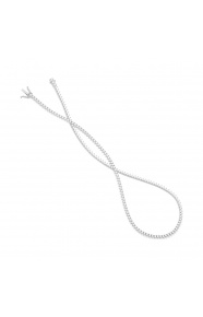 Collar Rivière de oro blanco de 18 Kt con diamantes de 4,00 a 10,30 ct