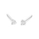 Pendientes Dormilonas de oro blanco de 18 Kt con diamantes de 0,05 a 1,06 ct
