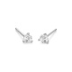Pendientes Dormilonas de oro blanco de 18 Kt con diamantes de 0,05 a 1,06 ct