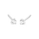 Pendientes Dormilonas de oro blanco de 18 Kt con diamantes de 0,05 a 1,06 ct