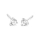 Pendientes Dormilonas de oro blanco de 18 Kt con diamantes de 0,05 a 1,06 ct