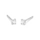 Pendientes Dormilonas de oro blanco de 18 Kt con diamantes de 0,10 a 1,06 ct