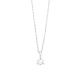 Colgante Solitario de oro blanco de 18 Kt con diamante de 0,10 a 0,73 ct