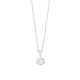 Colgante Solitario de oro blanco de 18 Kt con diamante de 0,10 a 0,73 ct
