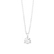 Colgante Solitario de oro blanco de 18 Kt con diamante de 0,10 a 0,73 ct
