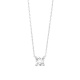 Colgante Solitario de oro blanco de 18 Kt con diamante de 0,05 a 0,73 ct