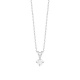 Colgante Solitario de oro blanco de 18 Kt con diamante de 0,10 a 0,25 ct