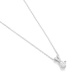 Colgante Solitario de oro blanco de 18 Kt con diamante de 0,10 a 0,25 ct