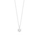 Colgante Solitario de oro blanco de 18 Kt con diamante de 0,10 a 0,73 ct