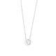 Colgante Solitario de oro blanco de 18 Kt con diamante de 0,10 a 0,53 ct