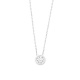 Colgante Solitario de oro blanco de 18 Kt con diamante de 0,10 a 0,53 ct